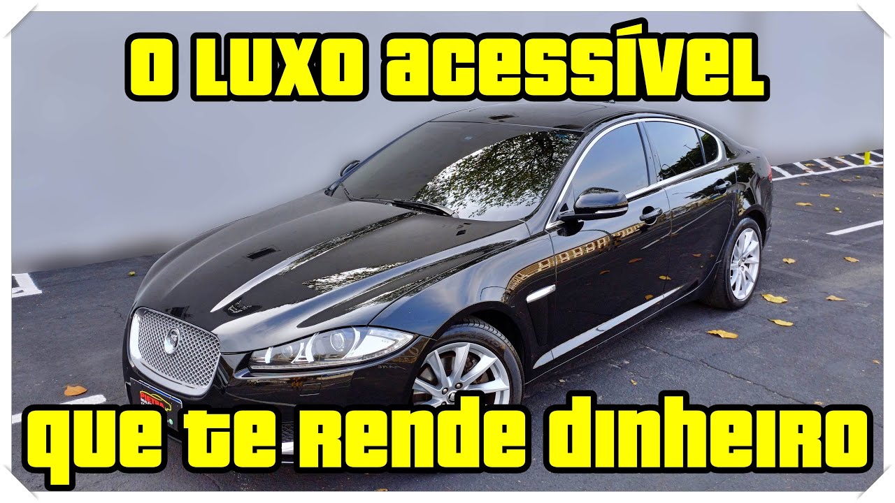 Jaguar XF 2013 O Luxo Acessível e Ainda te Gera Uma Grana