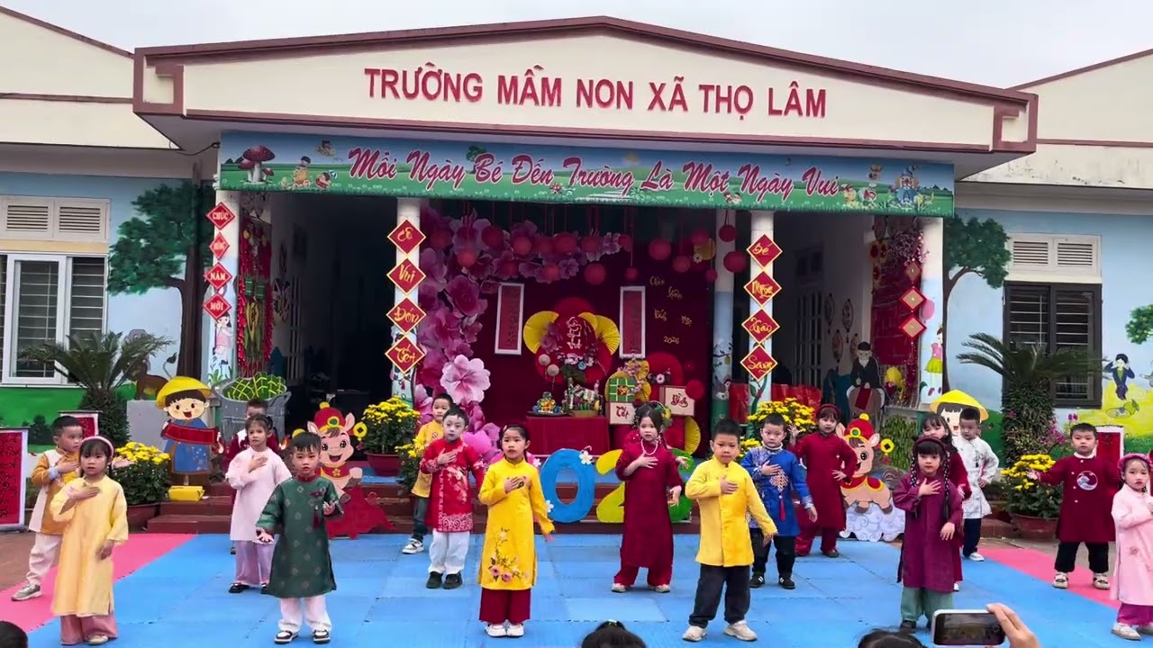 Chào mừng Xuân lớp 5TA1 Trường MN Thọ Lâm