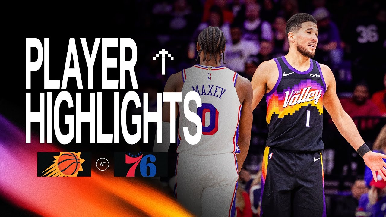 Devin Booker drops 27 PTS on Philadelphia 76ers in 116-110 win | Phoenix Suns Player Highlights