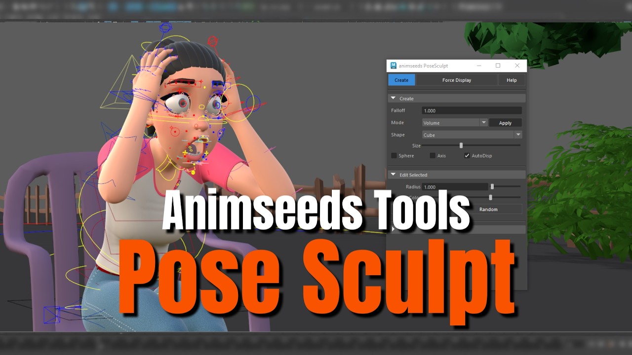 Animation pose sculpt for 3D animators | Maya