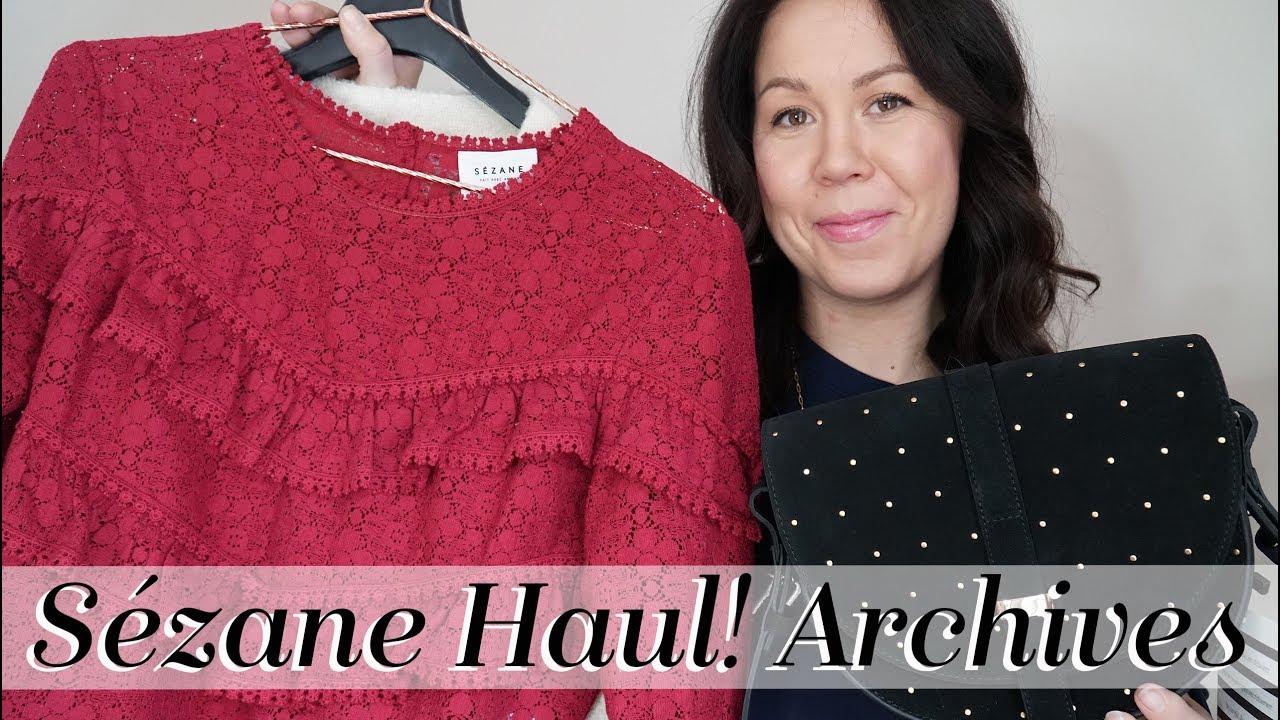S&eacute;zane Haul & Try-on! What I got at the Archives Sale Part 1 | Kait Bos