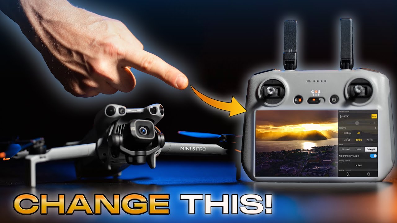 DJI Mini 5 Pro: Полное руководство по настройкам — как добиться наилучшего качества! (Для новичко...