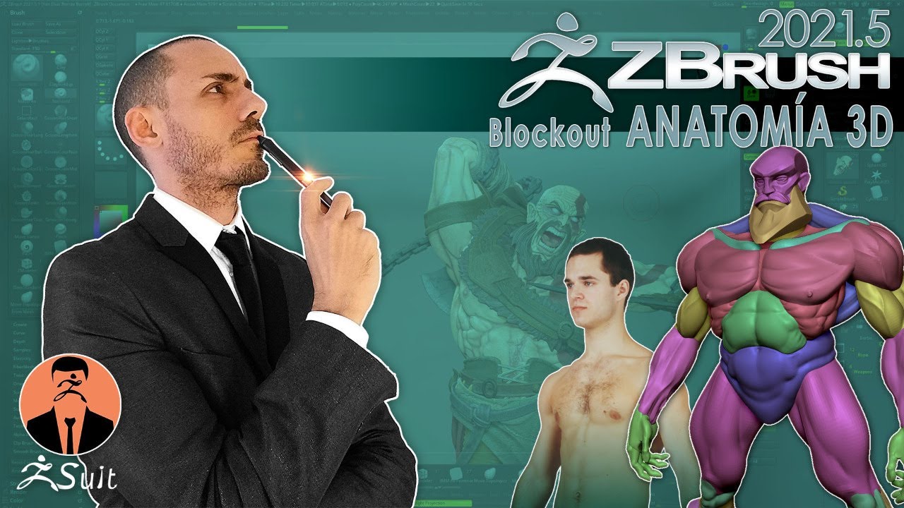 Los lunes de ZBrush 2021 - Vamos a aprender anatomía 3D!!!