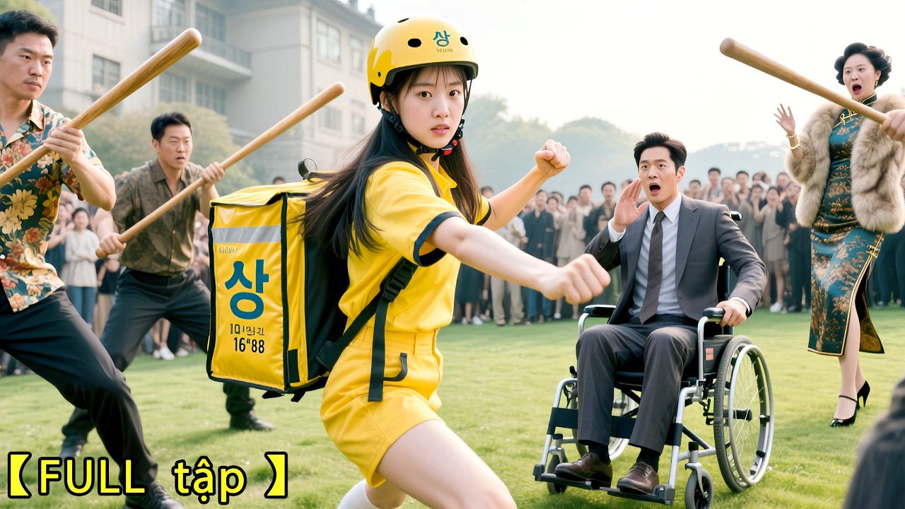 Nữ vệ sĩ shipper dọn đường bảo kê tổng tài đi làm đập gãy chân đám điên dám chặn đường#review #drama