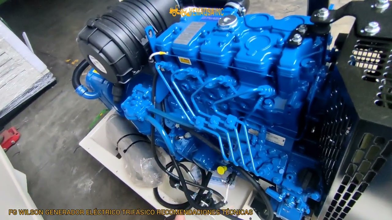 GENERADOR FG WILSON. MOTOR PERKINS. RECOMENDACIONES TÉCNICAS. OPERACIÓN Y MANTENIMIENTO PREVENTIVO.