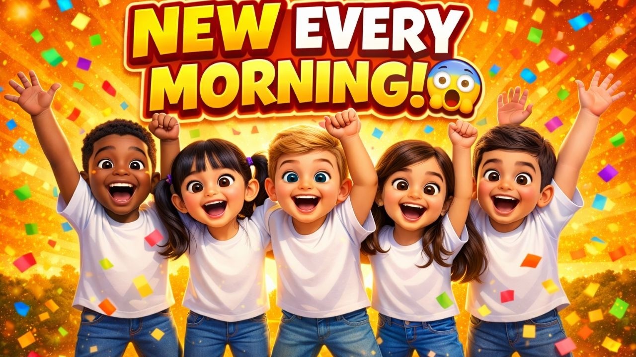 Your Mercy Is New Every Morning 🌞 (Lamentations 3:22–23) | Fun Afrobeat Christian Kids Song