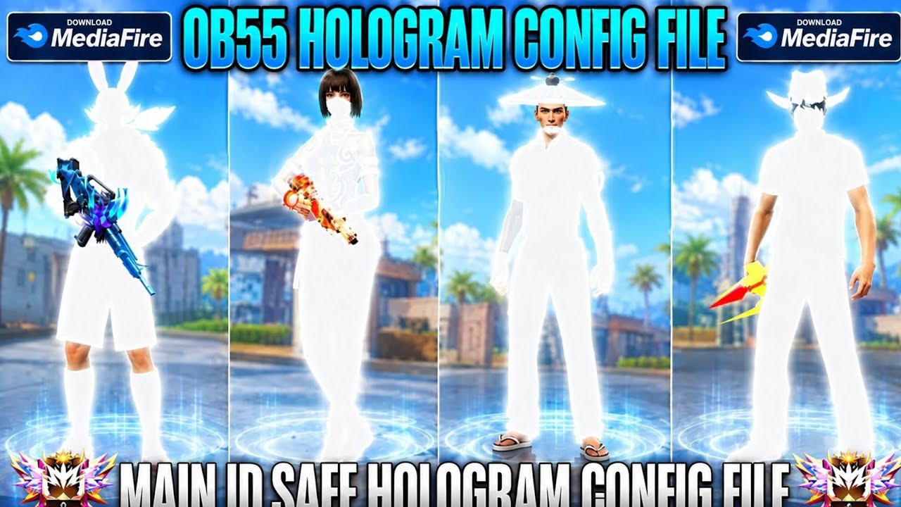 🔥 OB55 Free Fire Max Panel | 3D Hologram Config + Magic Bullet Panel | No Ban | New Update 2026