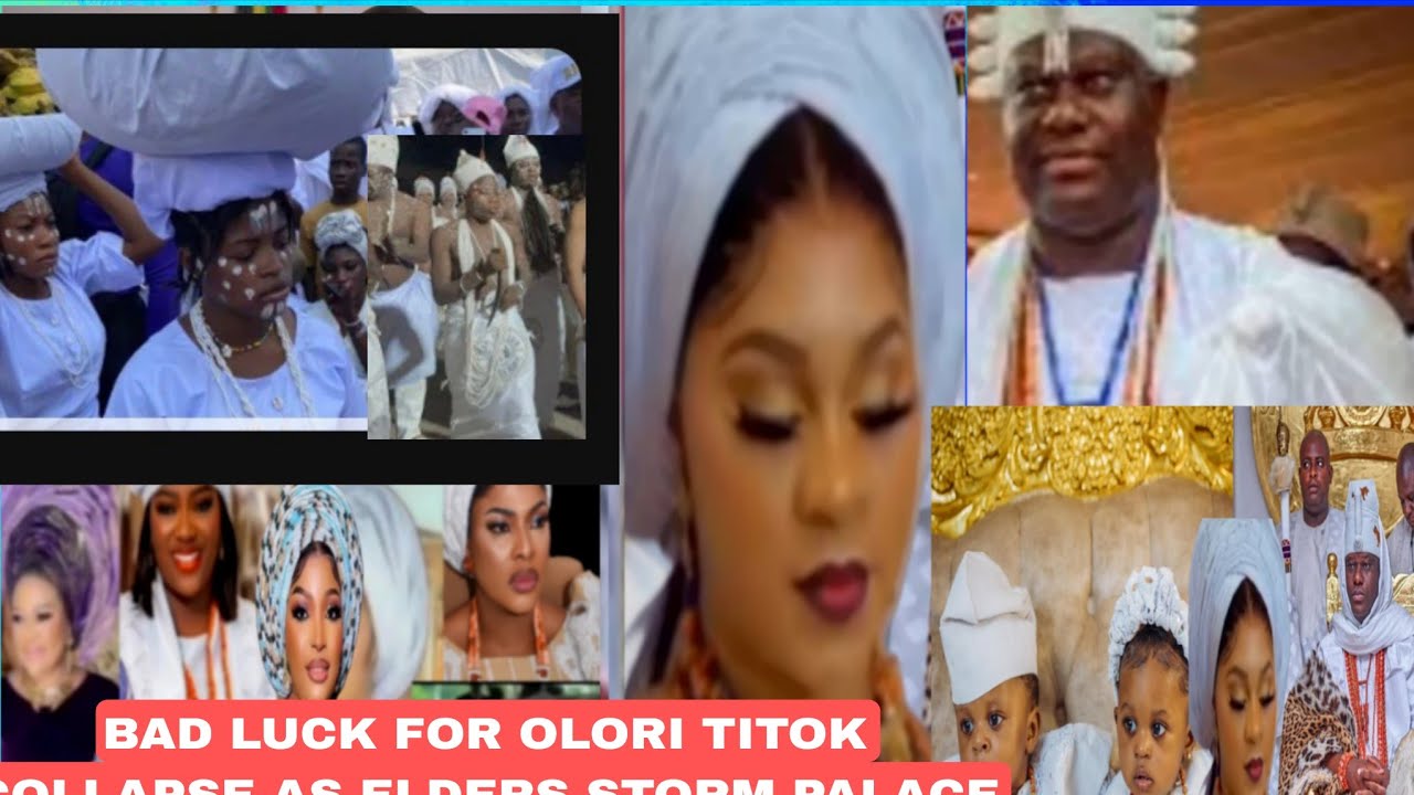 BAD LUCK FOR OLORI TITOK COLLAPSE AS ELDERS STORM PALACE TO VERIFY THE TWINS OONI IN IFE IN SHOCK 