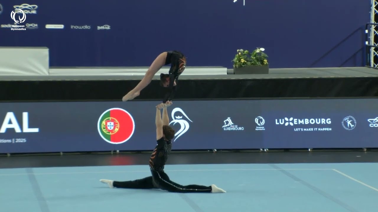Benedita Lopes & Salvador Oliveira (POR) - 2025 European Age Group Champions, Youth Mixed Pairs