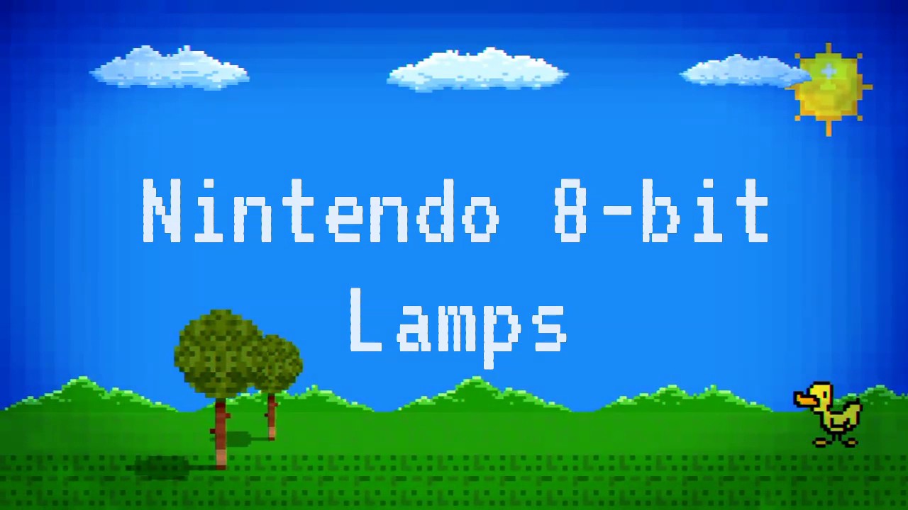 Nintendo 8-bit Retro Gaming Lamps ( JRN33 )