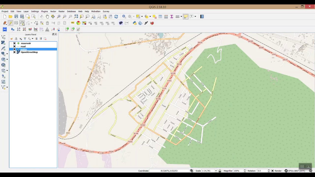 HOW TO DESIGN A NETWORK IN QGIS FOR EPANET AND WATERGEMS