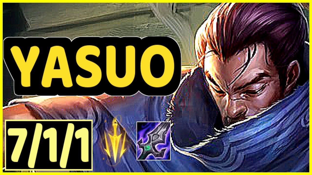 YASUO VS TRUNDLE - 7/1/1 KDA TOP GAMEPLAY