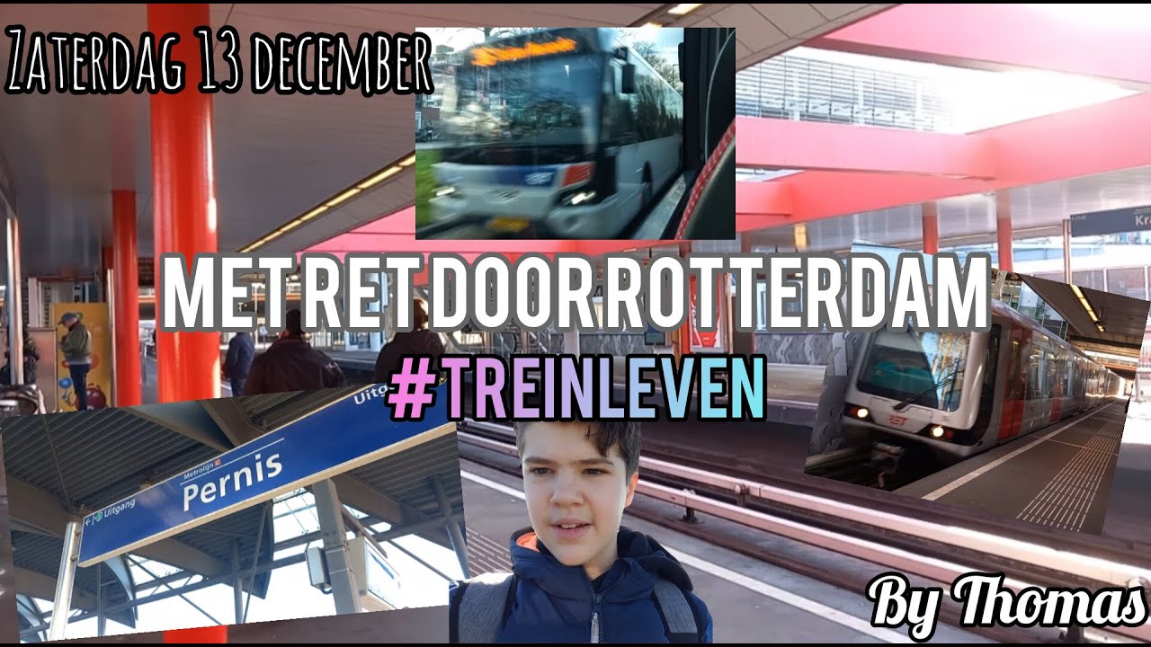 DWARS DOOR ROTTERDAM per BUS en METRO | #treinleven
