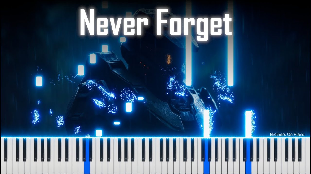 Never Forget / Unforgotten (Halo Theme) | EPIC EMOTIONAL PIANO VERSION
