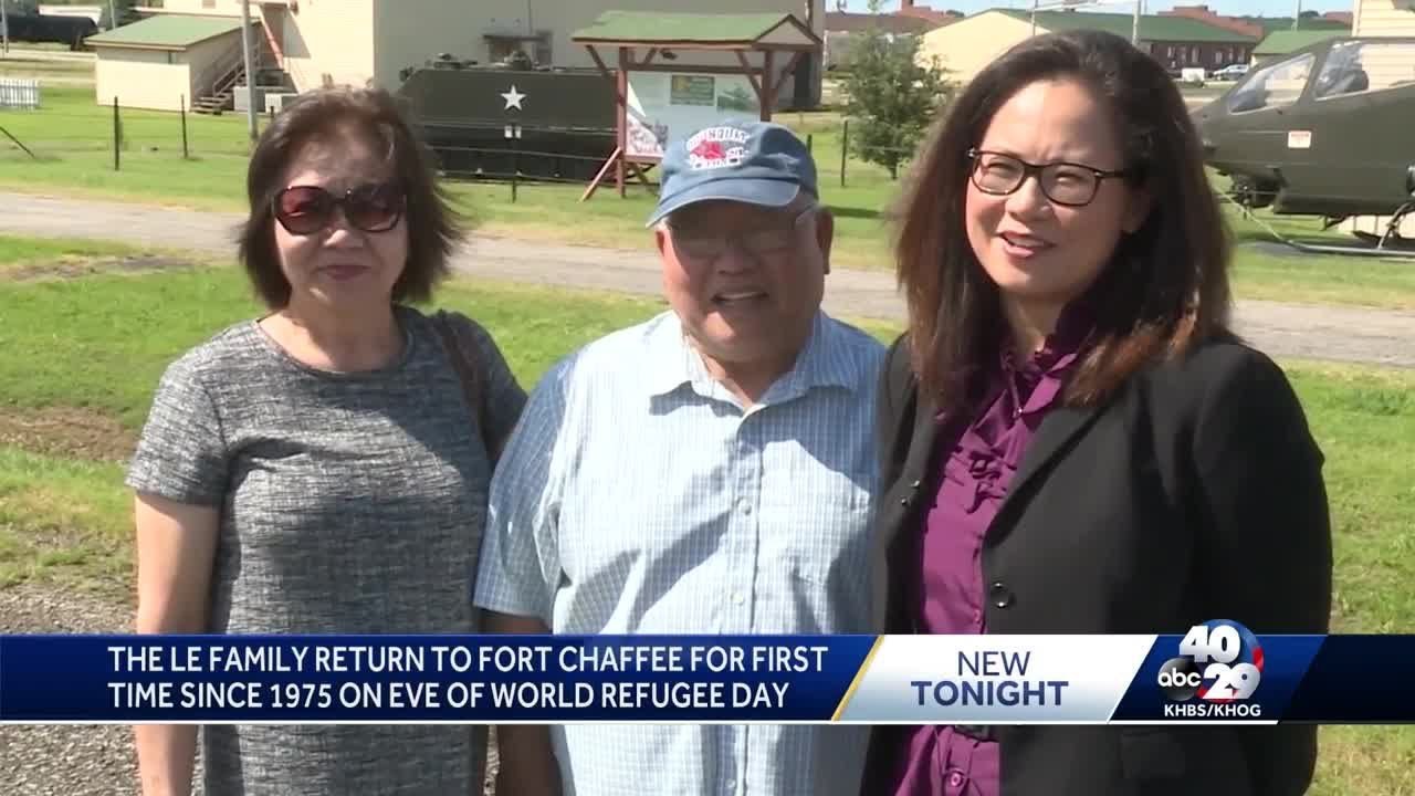 Vietnamese family visits Fort Chaffee 44 years after seeking refuge there