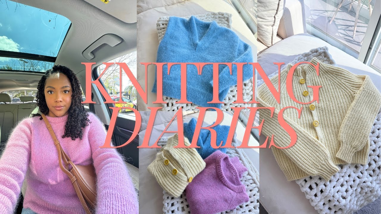 Knitting Diaries: Episode 1 - Yarn Stash & Current Finished Objects