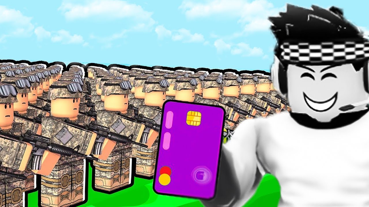 ROBLOXTA 999,999$ HARCADIM EN BÜYÜK ORDUYU KURDUM!