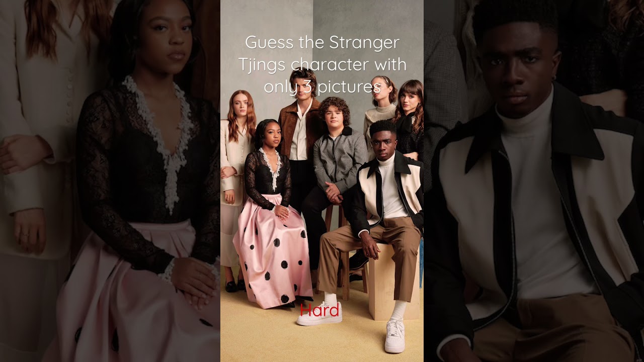 Guess the Stranger Things character with only 3 pictures | #strangerthings #shorts #netflix