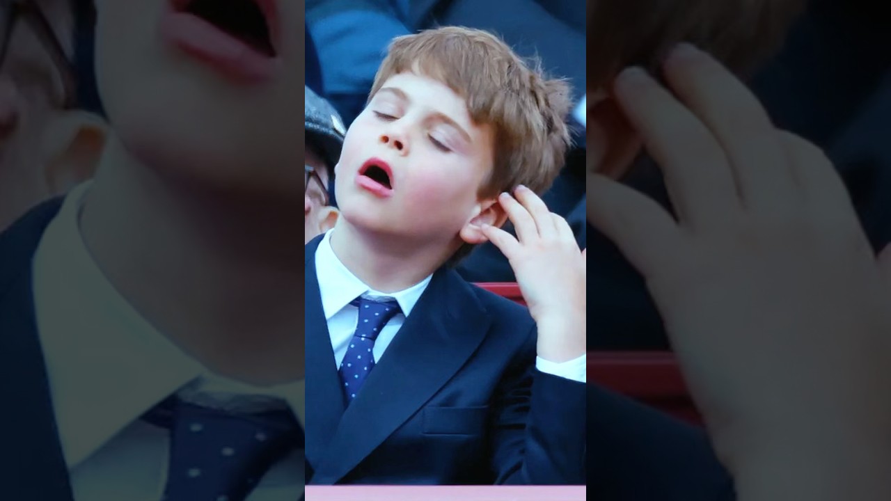 Hilarious!!! Prince Louis mimics his brother Prince George and ‘cleans’ Prince William’s uniform 🤣