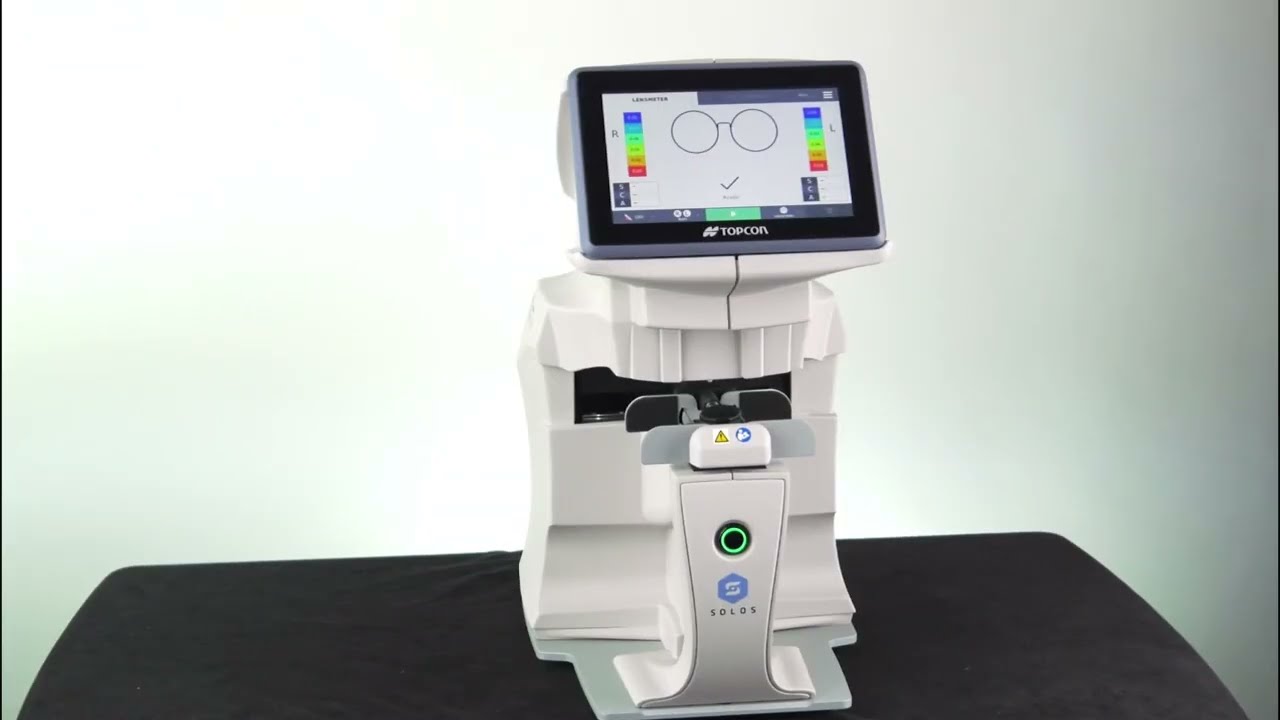 Topcon SOLOS 사용 설명 영상 (Uncut lens 일 때)