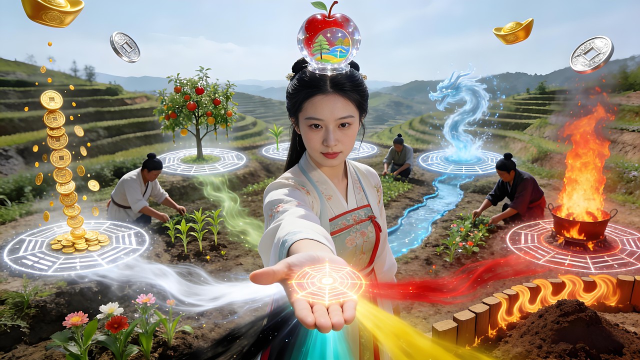 我從現代穿成欠債農女？情急之下竟覺醒「美食增幅」異能，把滿山山楂做成了冰糖葫蘆！🍡✨：