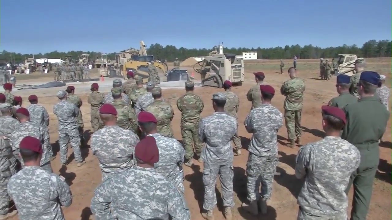 Engineers across Fort Bragg train on new airfield damage repair kit