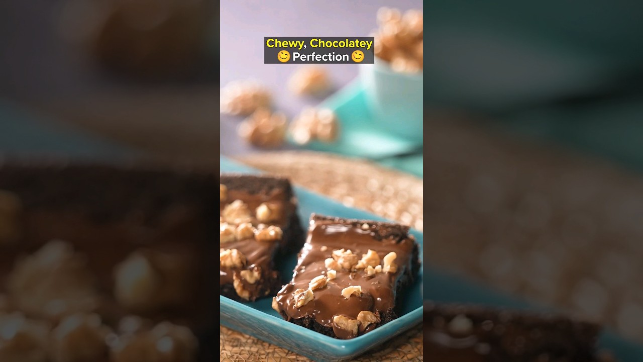 Nutella Brownie | Quick Chocolate Dessert #shorts #nutella #brownie