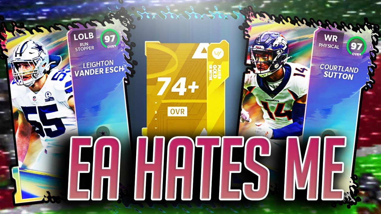 MADDEN 21 LIMITED EDITION CARDS PACK OPENING! COURTLAND SUTTON AND VANDER ESCH! 20 GAGP OPENING!