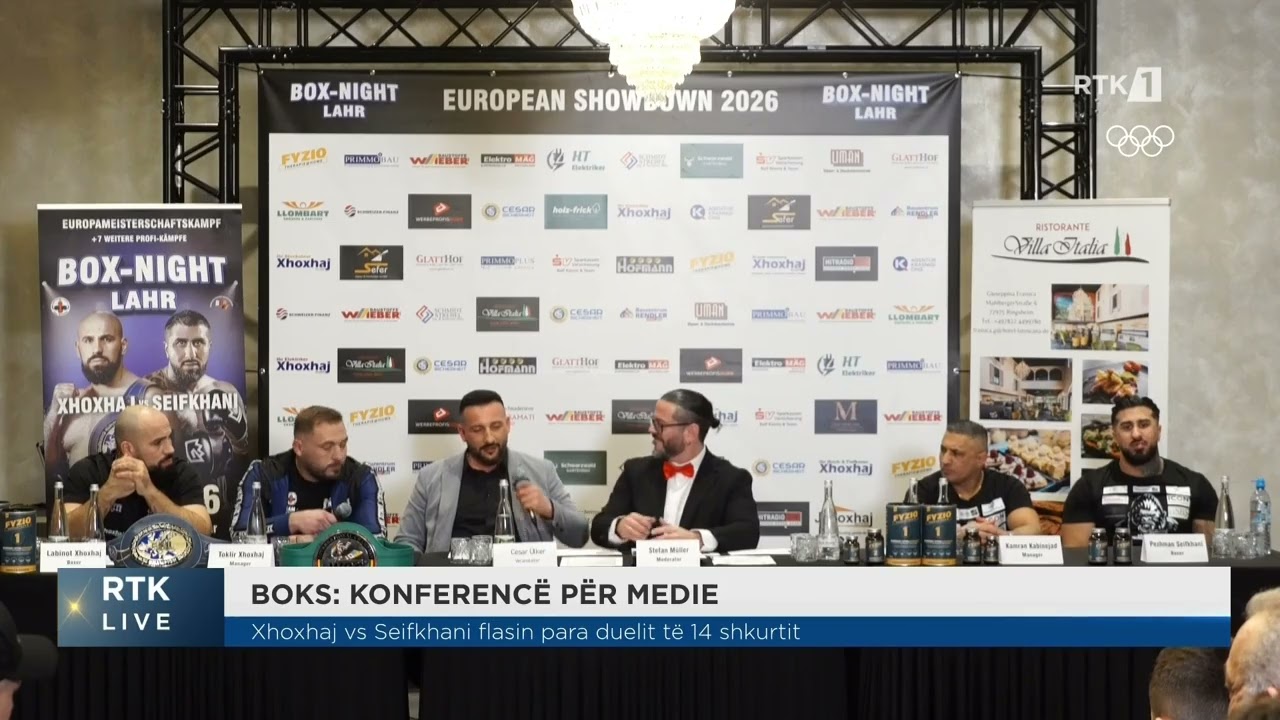 Boks: Xhoxhaj vs Seifkhani flasin para duelit të 14shkurtit 12.02.2026
