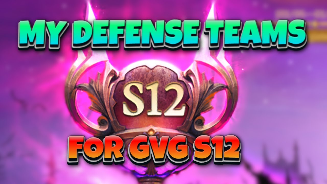 My Defence Teams for GVG S12 - Trying Various Defence Team & Positions | Watcher Of Realms