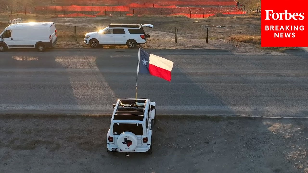 Texas National Guard Soldiers Implement Security Measures Near The Border As Standoff Continues