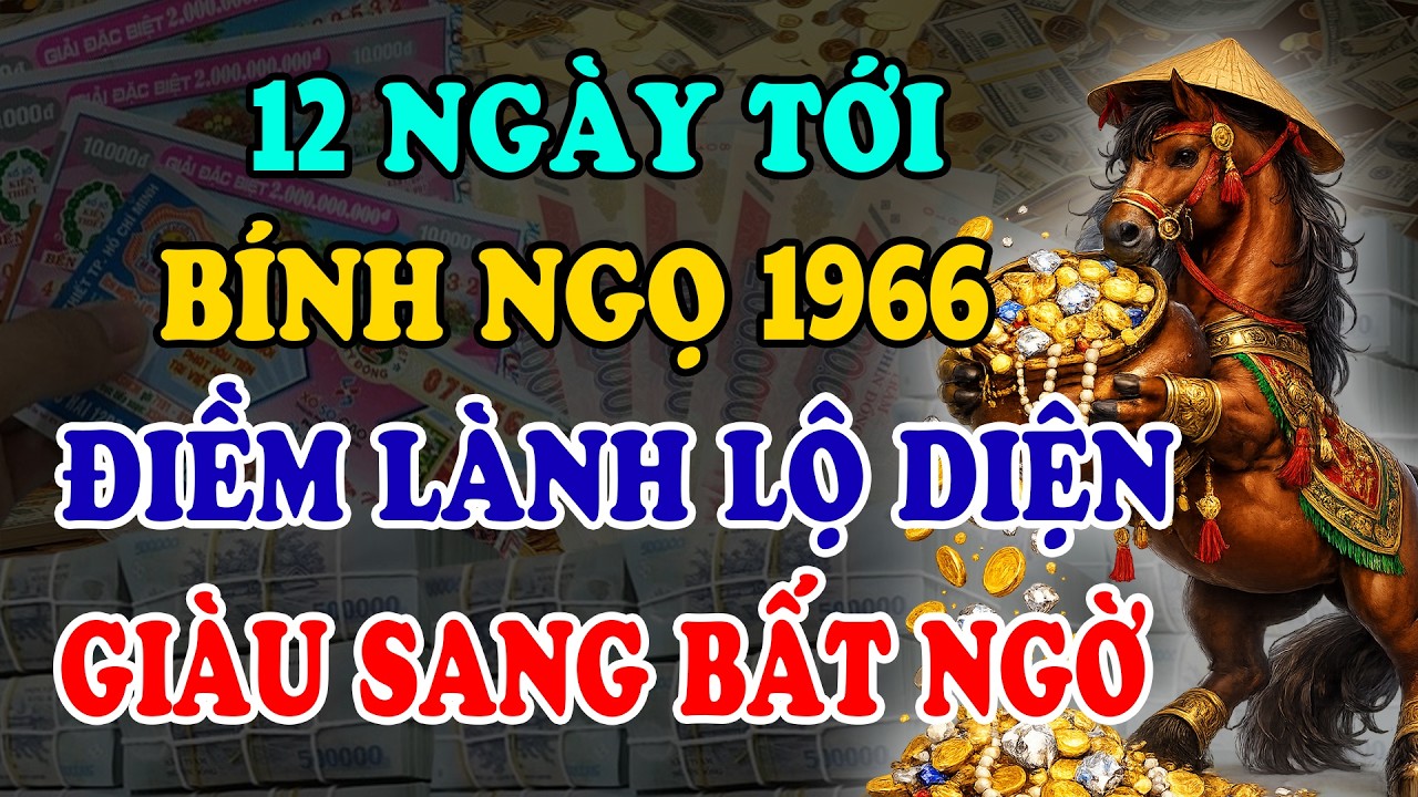 Đúng 12 Ngày Nữa Vận Đen Tan Biến, BÍNH NGỌ 1966 Đón Cơn Mưa Tài Lộc Cơ Hội Đổi Đời Duy Nhất!