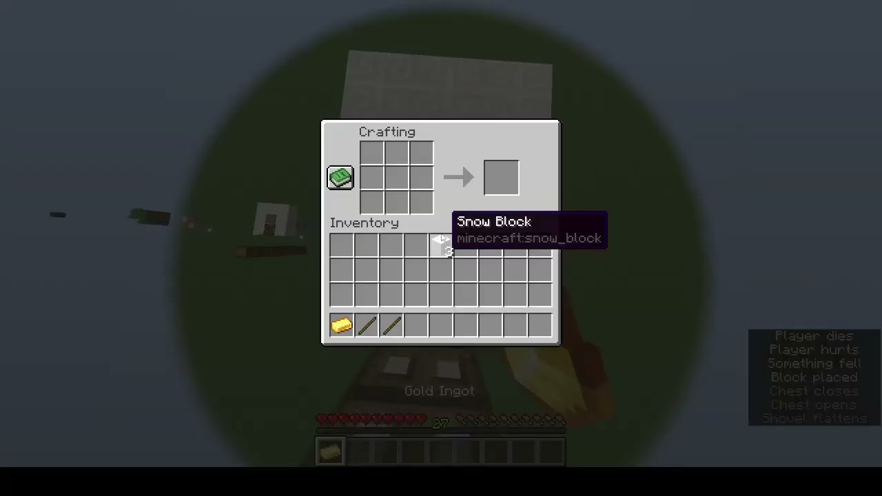 Shovel + Snow Layer craft