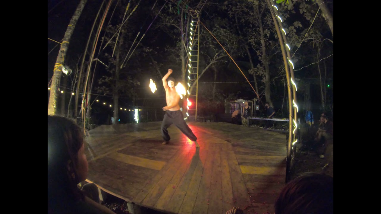 Fire poi Bliss Circus Palolem India