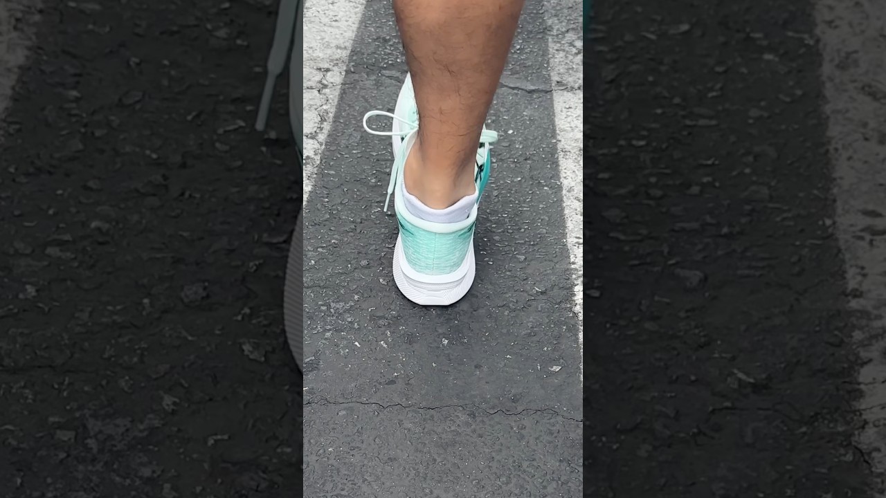 Trying the ​@ASICSGlobal Magic Speed 4 💫 #marathontraining #shoes #asmr #running #runningshoes