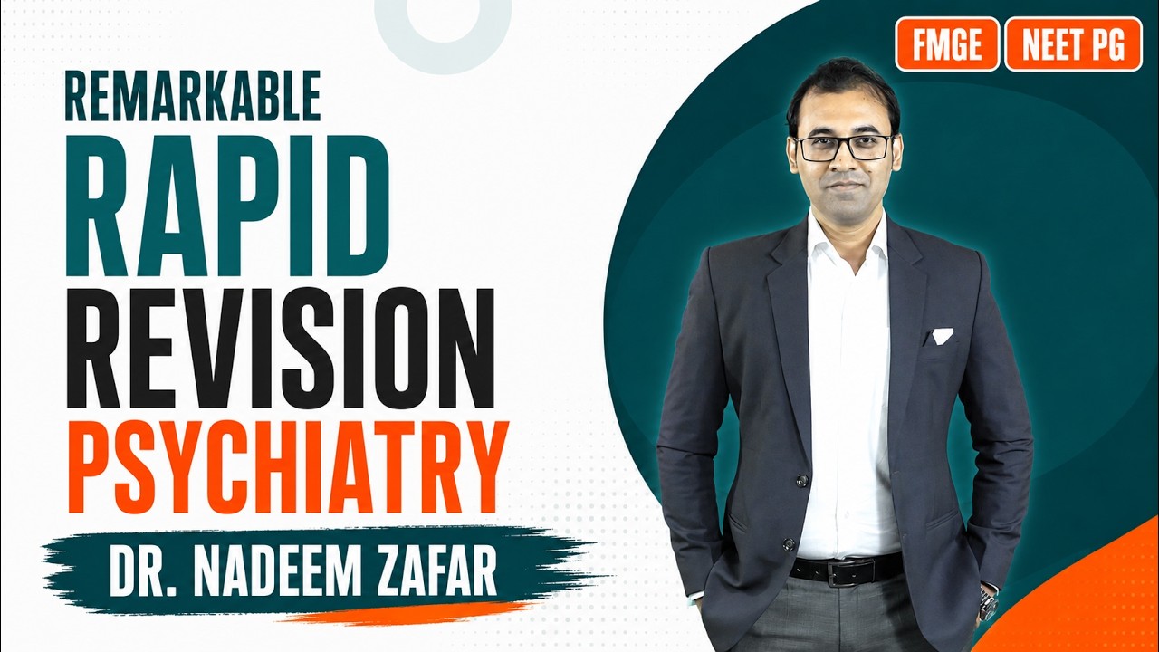 Psychiatry Rapid Revision: Remarkable Rapid Revision series FMGE and NEET PG