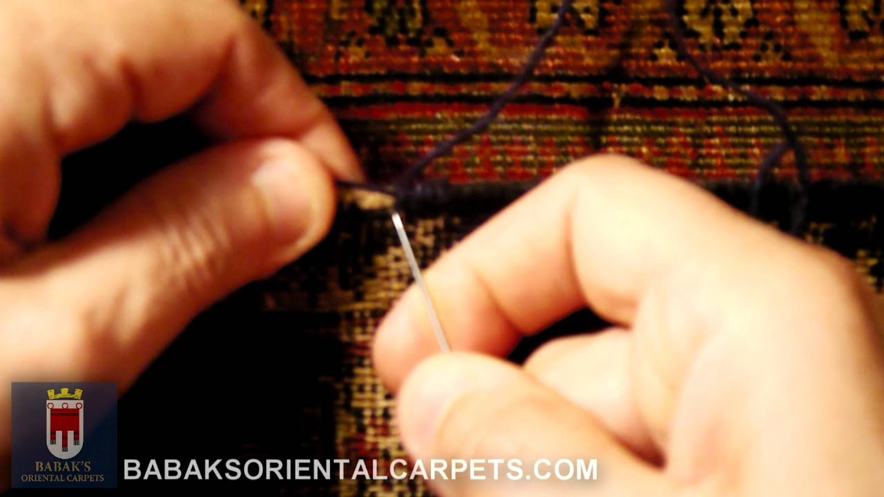 5-Restoration of the side edge of a persian carpet