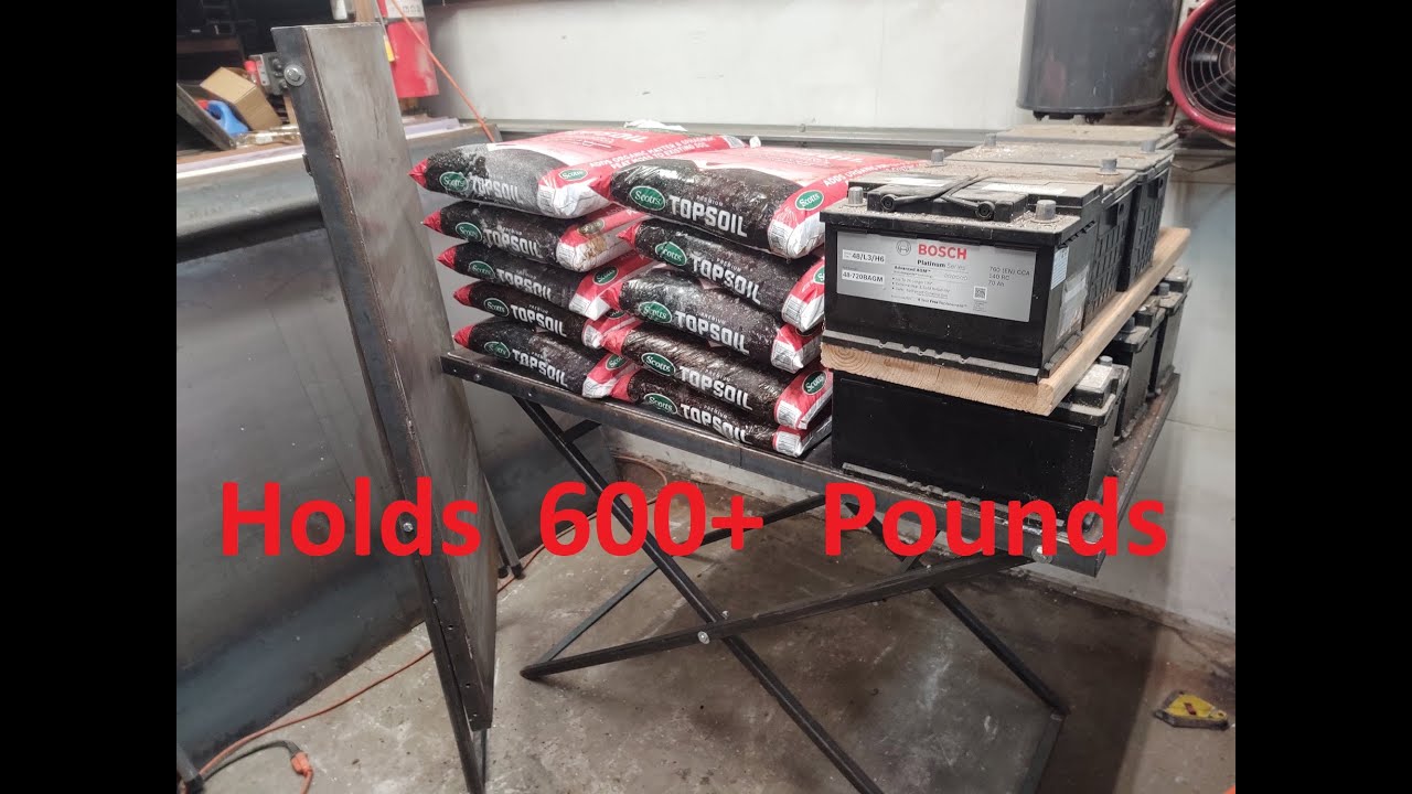 Heavy Duty Folding Welding Table