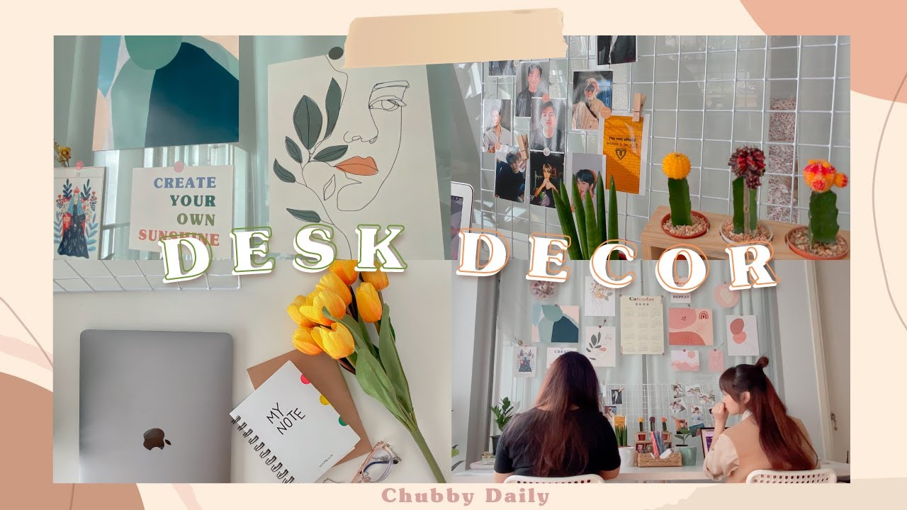 Desk Decoration  จัดโต๊ะทำงานใหม่ เพิ่มพื้นที่สีเขียว 🌱 Green space