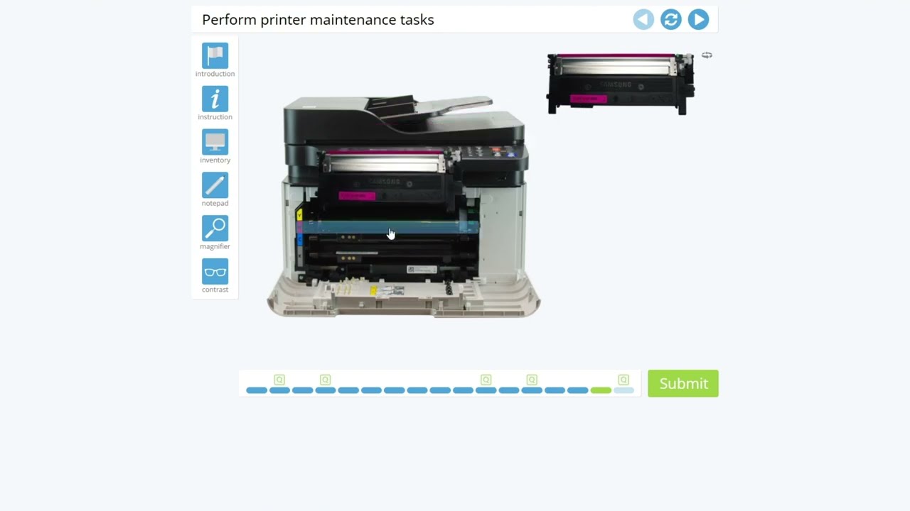 Advanced Hardware Lab 10-3:  Perform Printer Maintenance Tasks