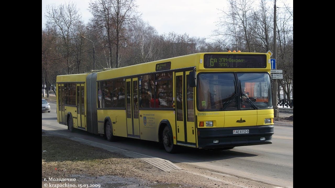 Автобус Молодечно МАЗ-105.065, гос.№ АЕ 6112-5, марш.2 (17.08.2019)
