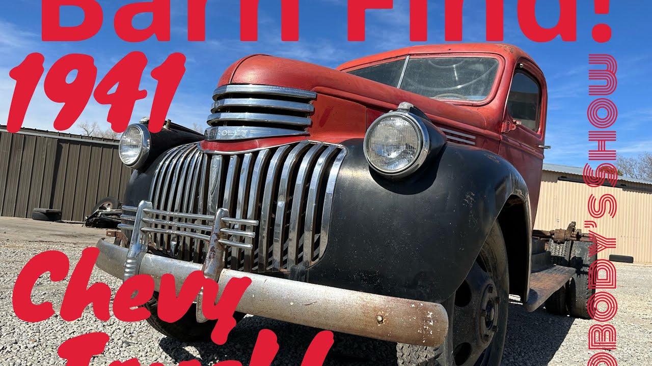 New Inventory! Barn Find 1941 Chevy Truck!  Awesome Project! SOLID! Farm Fresh!