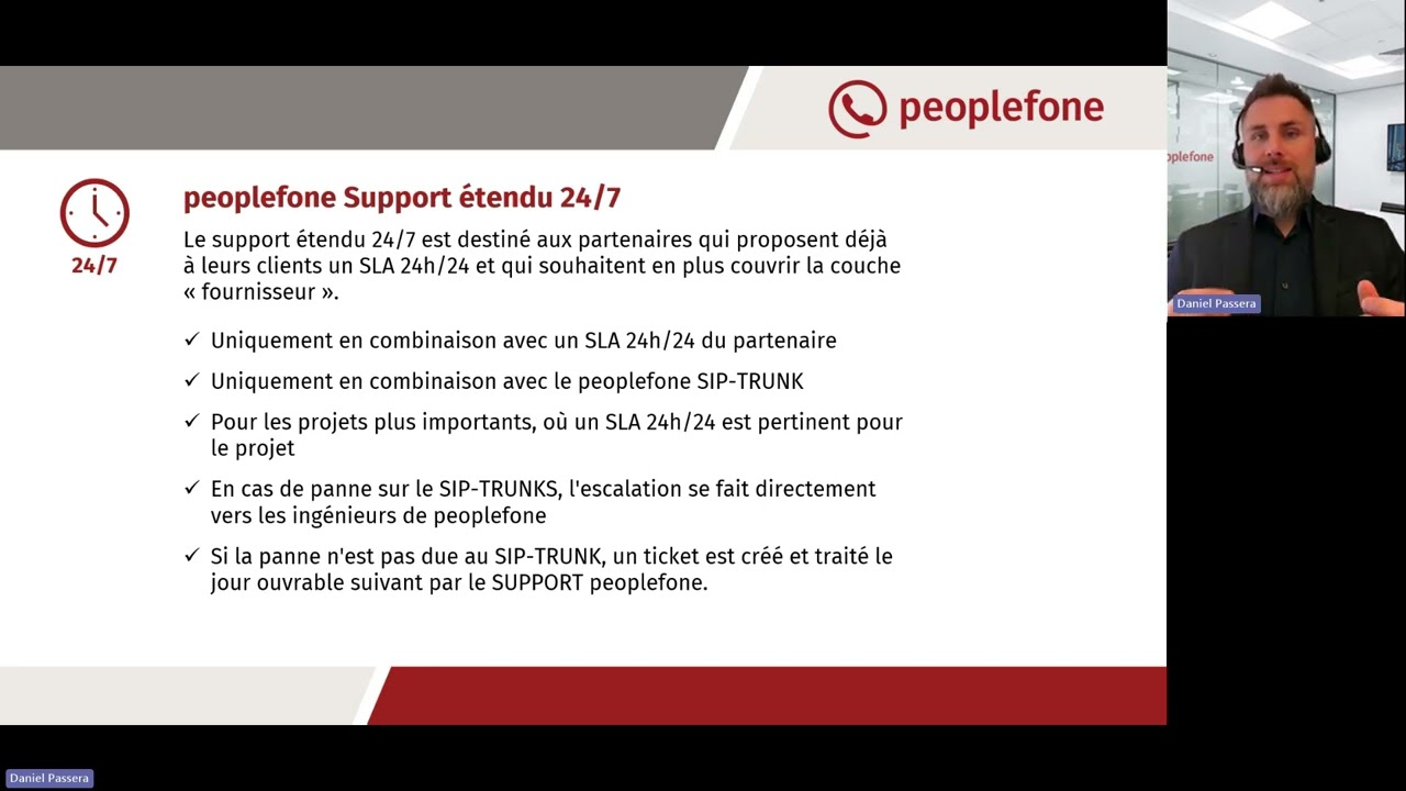 peoplefone KEYNOTE 2025 - Update roadmap peoplefone et Microsoft Teams