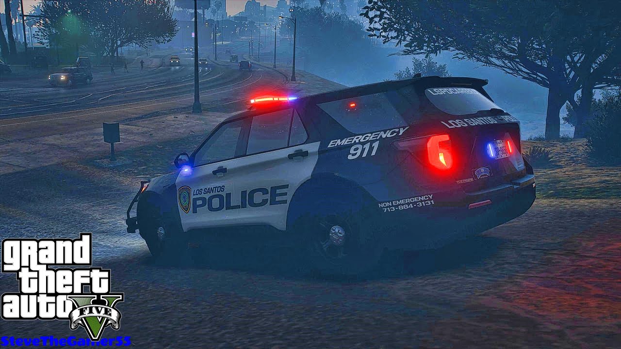 Городской патруль | HPD || GTA 5 Lspdfr Mod | 4K
