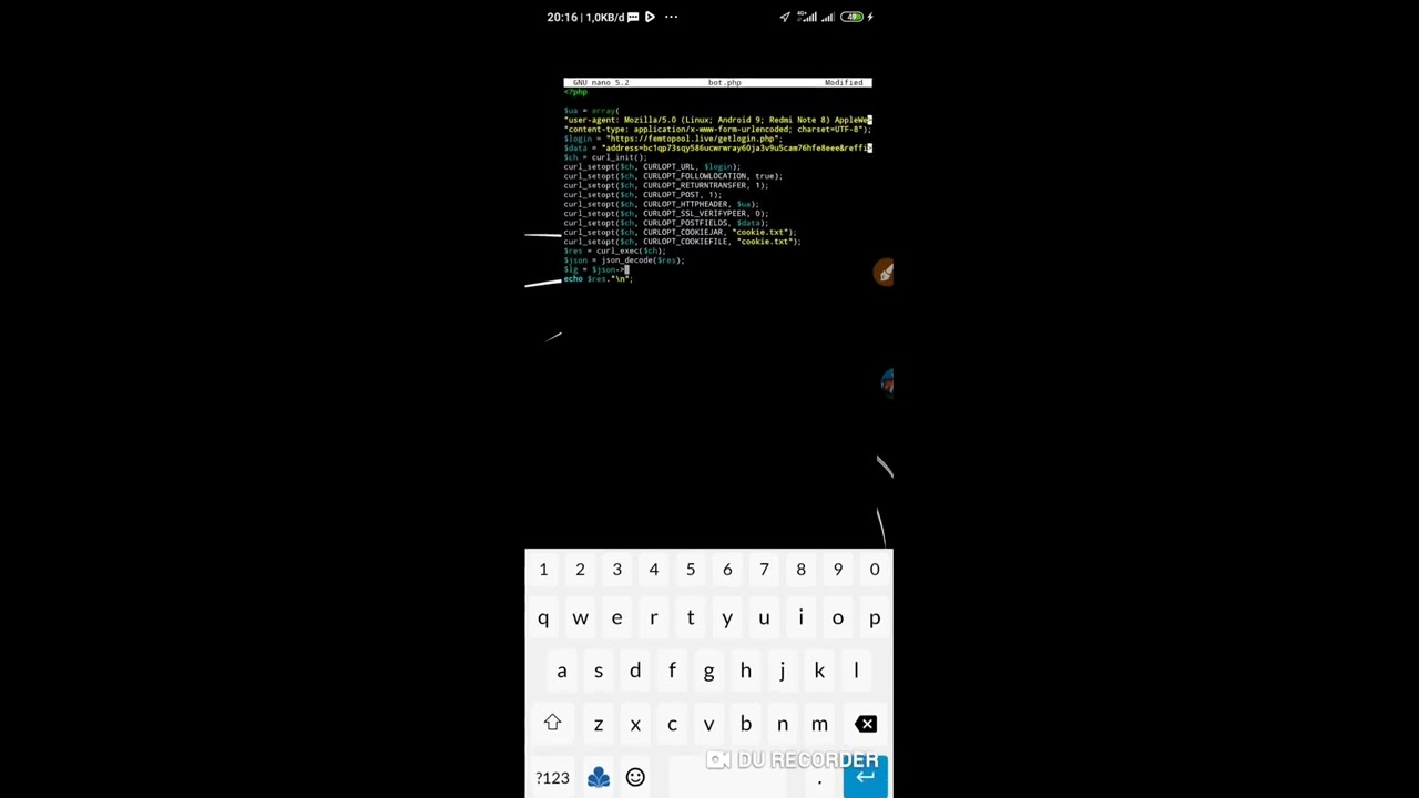 [LEARN] TUTORIAL MEMBUAT SCRIPT PHP WEB FEMTOPOOL DI ANDROID | video owner sugiono 