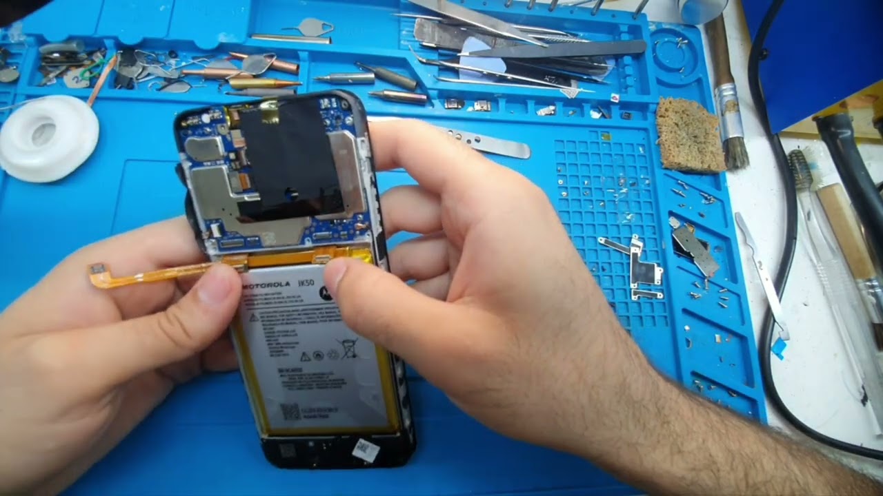 Recuperando a bateria do Moto g9 play