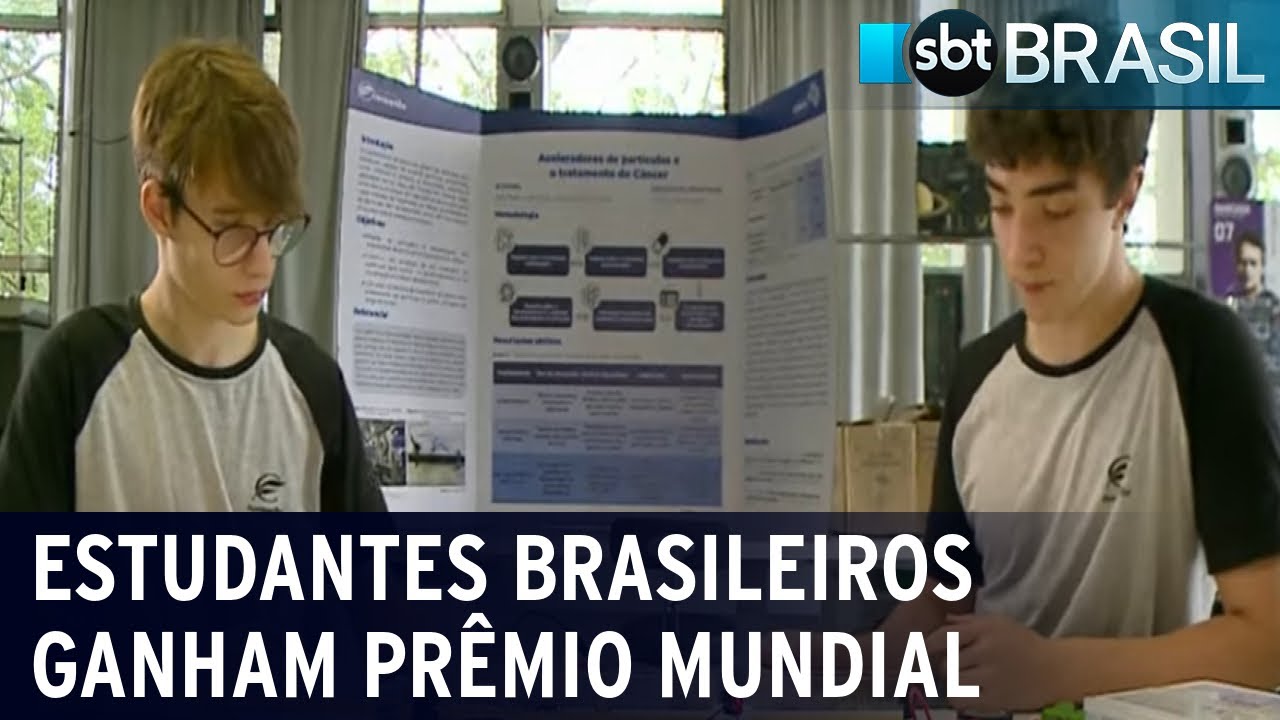 Estudantes brasileiros ganham prêmio em olimpíada mundial cientifica | SBT Brasil (20/12/23)