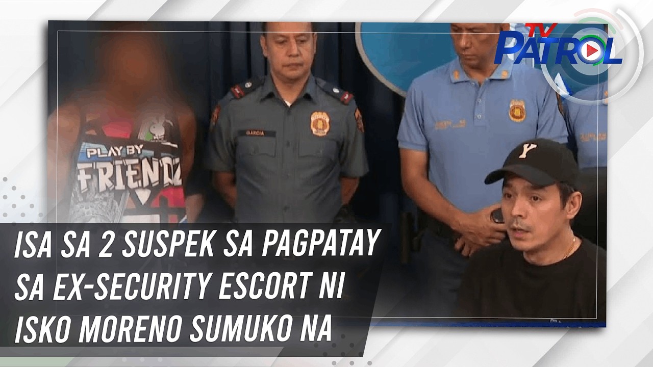 Isa sa 2 suspek sa pagpatay sa ex-security escort ni Isko Moreno sumuko na | TV Patrol