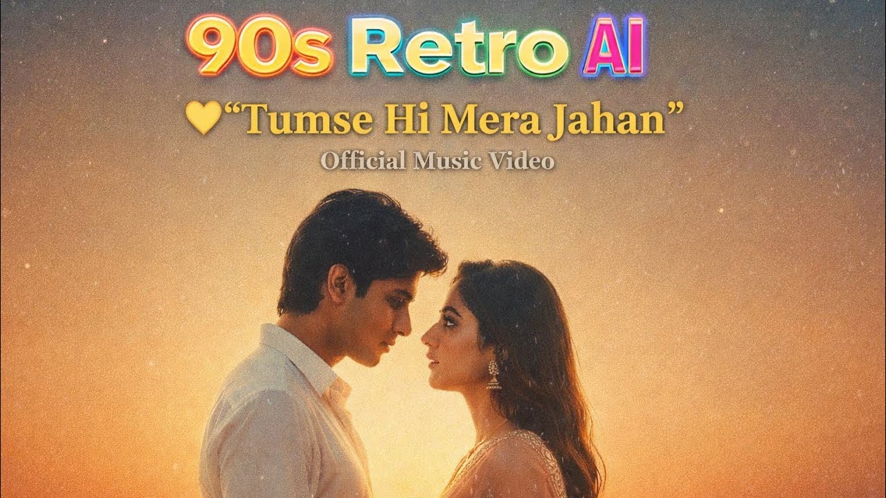 Tumse Hi Mera Jahan – Romantic 90s Bollywood Duet | Evergreen Love Song@90s_Retro_AI 