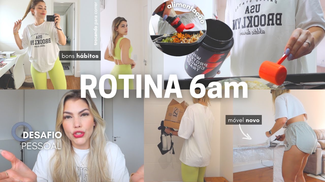 ACORDANDO 6am ✨ BONS HÁBITOS, DESAFIO 60 DIAS, AUTOCUIDADO